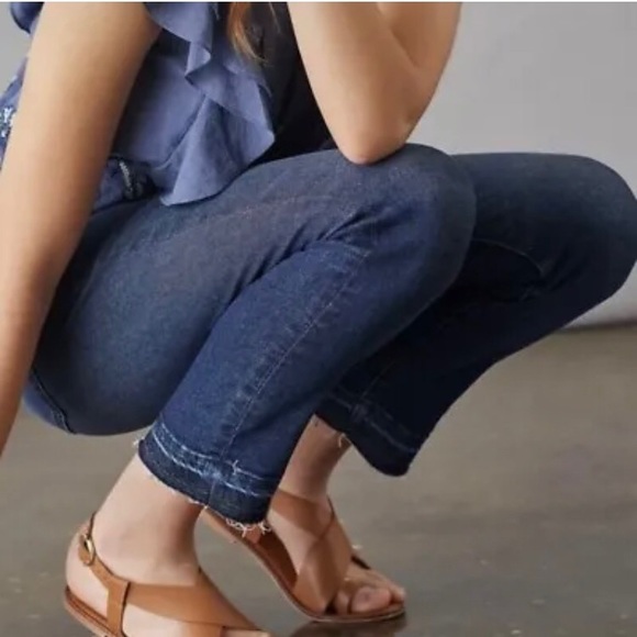 Anthropologie Pilcro and the Letterpress Script raw hem jeans - Picture 2 of 15